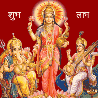 Devi Laxmiji, Lord Ganesha, Devi Saraswati Ji